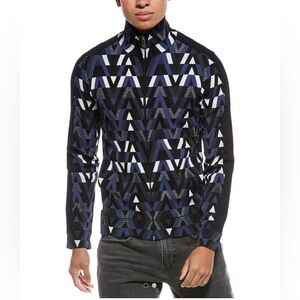 Valentino Men’s Geo Knit Jacket NEW
